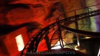 Lost Karst Cave Roller Coaster Onride POV Jin Jiang Action Park [upl. by Yssirc]