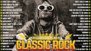 Best Classic Rock Ultimate Full Album 70s 80s 90s🔥Guns N Roses The Beatles Led Zeppelin Queen [upl. by Nnylaf]