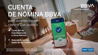 La Cuenta de Nómina BBVA es para quienes tienen sus metas claras [upl. by Tezzil]