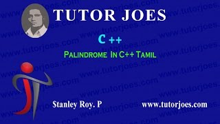 palindrome in c in tamil [upl. by Yrollam]