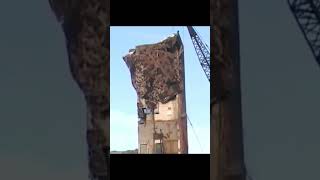 Incredible HighRise Demolition demolition [upl. by Lehcnom]