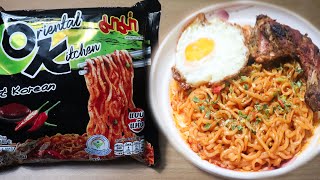 Mama oriental kitchen hot korean noodles recipe। Noodles recipe। Korean ramen noodles recipe। [upl. by Nauht875]