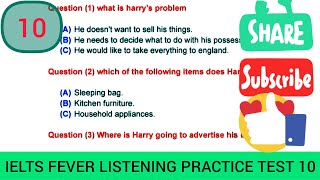 Ielts fever listening test 10  What is Harrys problem [upl. by Socin]