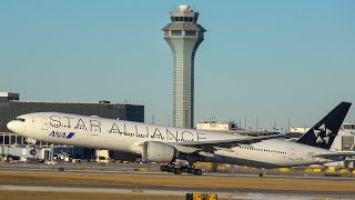 4K Beautiful Evening Departures at Chicago OHare Airport ORD [upl. by Ailegna651]