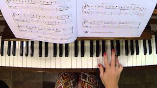 Allegro in D Major Piano Adventures3ALesson Book [upl. by Leirbma]