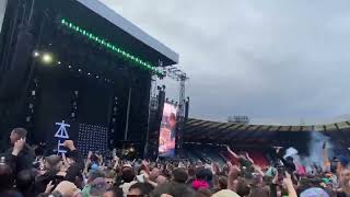 Scottish fans during Kasabian support  Hampden Park Glasgow 260622 [upl. by Chelton259]