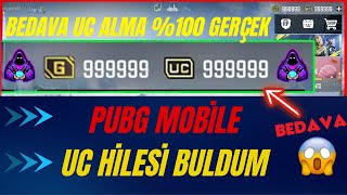 PUBG MOBİLE BEDAVA UC ALMA 2024 UC HİLESİ 😱 \u00100 GERÇEK [upl. by Adnwahsor528]