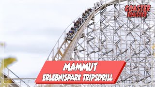 Mammut  Erlebnispark Tripsdrill  Gerstlauer amp Holzbau Cordes Wooden Coaster [upl. by Adnam290]