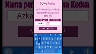 love tester part 1 [upl. by Larry]