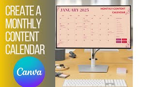 Canva Social Media Calendar Plan Posts Like a Pro [upl. by Clementina542]