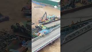 Typhoon Chaos Barges Collide with Bridge in Philippines [upl. by Kessiah4]