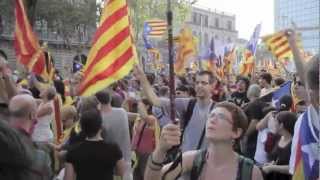 Manifestación de la Diada de Cataluña  Catalonia Independence Day Demonstration [upl. by Nairadas]