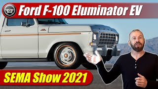 Ford F100 Eluminator restomod to the EV dimension [upl. by Reggie571]