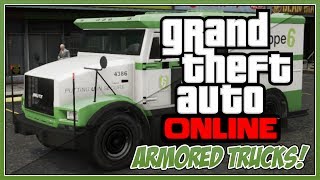 GTA 5 Online Armored Truck Spawn  Bug [upl. by Golliner387]