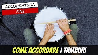 Accordare la Batteria  Come si Accorda il Rullante [upl. by Hannasus]