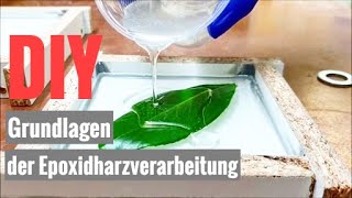 TUTORIAL Epoxidharz richtig mischen und gießen für Anfänger [upl. by Norod]