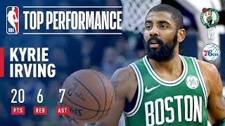 Kyrie Irving ELECTRIC Performance vs The Sixers In London [upl. by Ellertnom]