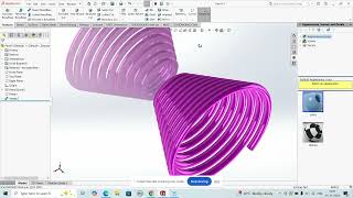 Tapered spring in solidworks Mechanical engineering CADD [upl. by Carolyn]