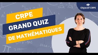 CRPE 2025  Grand quiz de maths  testez votre niveau pour le CRPE [upl. by Ariem]