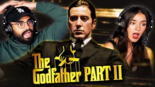 Our first time watching THE GODFATHER PART 2 1974 blind movie reaction [upl. by Gnouh33]