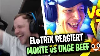 ELoTRiX reagiert auf Monte vs Unge Beef Teil 13  ELoTRiX Livestream Highlights [upl. by Yrek]