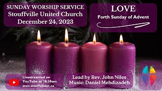 Sunday Worship Service  December 24 2023  Stouffville United Church [upl. by Fitzpatrick]