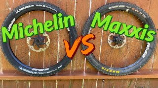 MICHELIN WILD ENDURO vs MAXXIS  MTB Tire Test Ride amp Comparison [upl. by Alberto717]