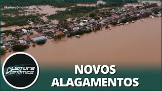 Moradores do centro leste do Rio Grande do Sul voltam a evacuar casas [upl. by Noiek]