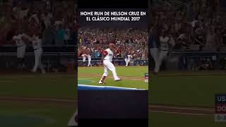 EPICO HOME RUN DE NELSON CRUZ EN EL CLASICO MUNDIAL 2017 [upl. by Trellas]