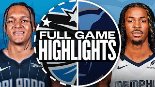 MAGIC at GRIZZLIES  FULL GAME HIGHLIGHTS  October 26 2024 [upl. by Maloy]