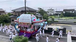 住吉神社祭典 2024 中日 東浜組 地元引き回し [upl. by Amzu]