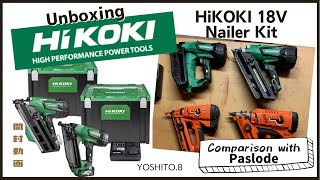 Hikoki 18V Nailer Kit Unboxing [upl. by Dnalrah255]