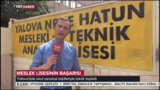 Meslek Lisesinin Edebiyat Başarısı  TRT HABER [upl. by Joacima]