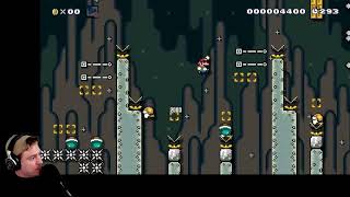 TrollSkip Endless Expert 47 Lives 1016 Clears Family Friendly Super Mario Maker 2 [upl. by Blim279]