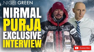 Nims Purja Exclusive Interview  Record Breaking Mountaineer  Nigel Green [upl. by Euqinna]