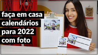 Calendários 2022 Personalizáveis com Foto [upl. by Leoine]