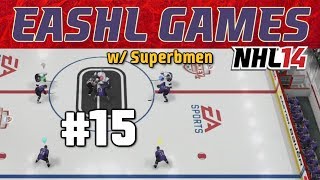 NHL 14 EASHL Games ep 15 quotTough Teamquot [upl. by Babbie]