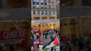 Christmas Parade  New York 🇺🇸 christmas palestine israel [upl. by Hopfinger]