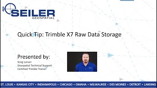 Trimble X7 Raw Data Storage and Trimble Perspective [upl. by Yerrok]