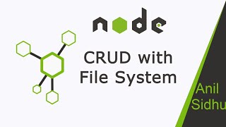 Node JS tutorial  14 CRUD with File System [upl. by Philemol]