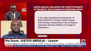 Justice Abdulai sues AG Police Service over appointment of COP Yohuno  Pulse 31724 [upl. by Baron218]