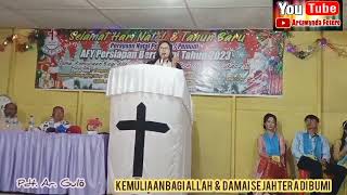 Khotbah Natal artawandafetero7010 Di Gereja AFY Berastagi [upl. by Pitts985]