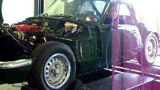 1500cc Triumph Spitfire Chassis Dyno Pull [upl. by Eiznekcam982]