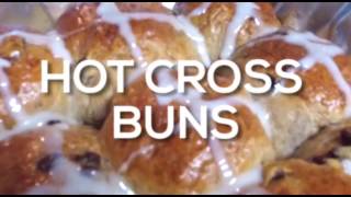 How To Make Hot Cross Buns  BERMUNCHIES [upl. by Saleem]