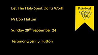 Let the Holy Spirit do its work Meeting 29092024 [upl. by Axe38]