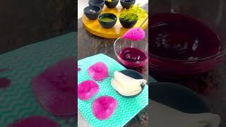 Daikon mandarin makaral lemon honey dressinggreen oil beetroot juicemandarin gel [upl. by Day558]