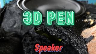 ABS sculpture 3D PEN audio speaker [upl. by Nies232]