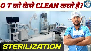 Operation theatre Cleaning  Ot ko Fumigation kaise karte hai  ot clean kaise karte hai fumigation [upl. by Dennett]