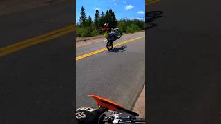 KX 450F 131 kmh wheelie wheelie stunt dirtbike kx450 [upl. by Nodaj]