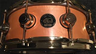 DW Craviotto Snare Drum  Sound demo [upl. by Tterrag]